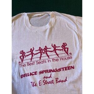 Bruce Springsteen 1988 Tour T Shirt single stitch Wash DC the ticket connection